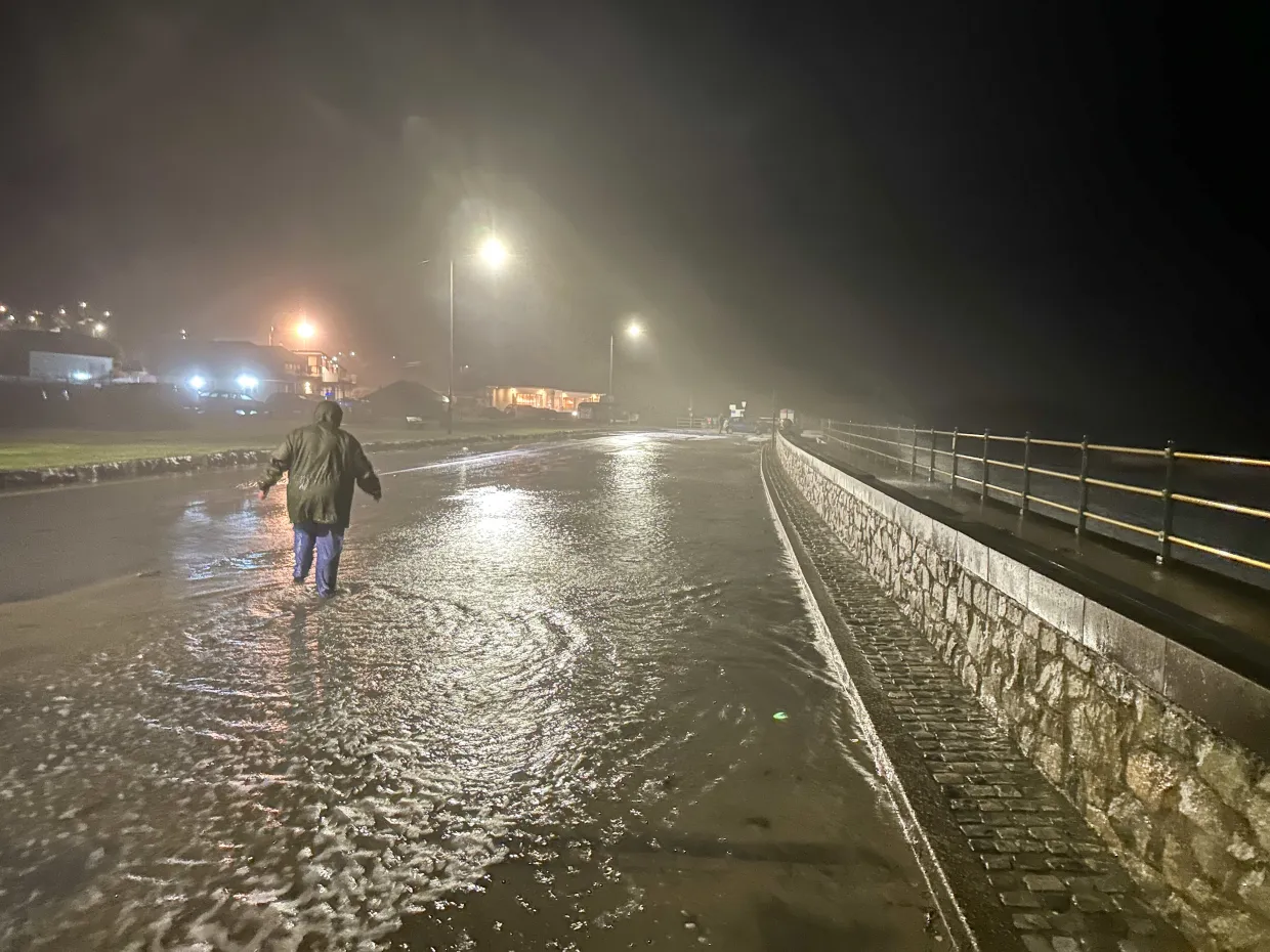 Teile von Wales wurden am Mittwoch überschwemmt