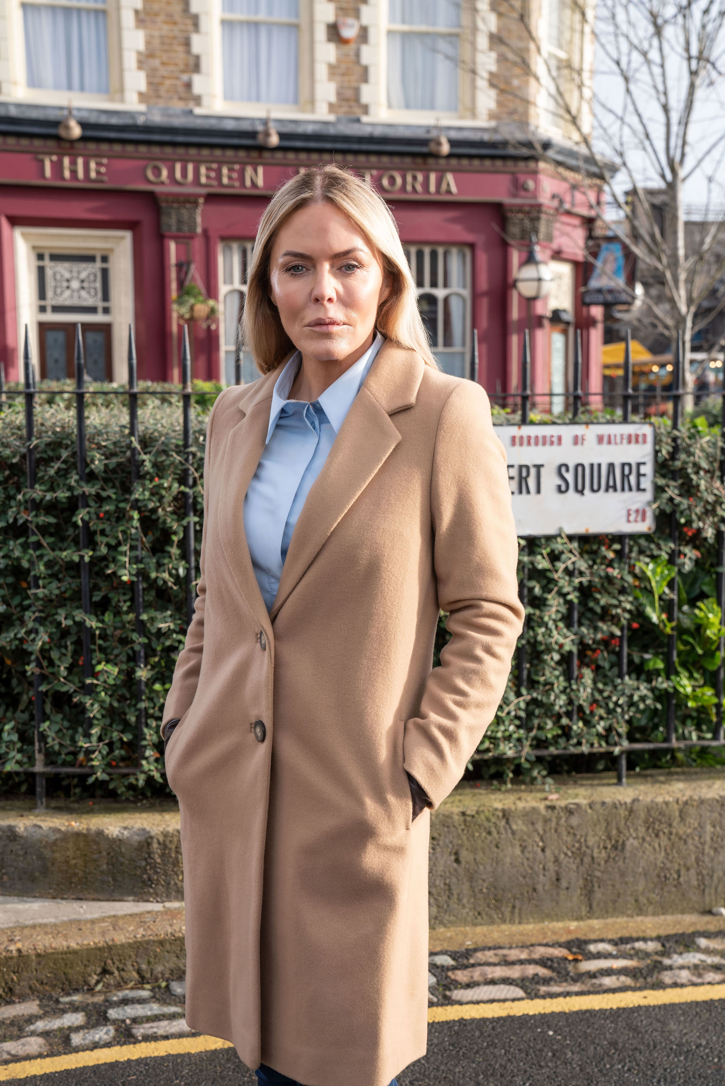 Emma is making her way back to Walford after her daughter Lola's death
