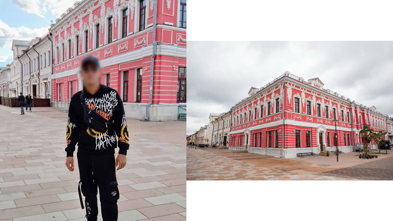 The image on the left shows a photo that one of the Cubans posted on Facebook on September 2, 2023. The image on the right shows this hotel in Toula.