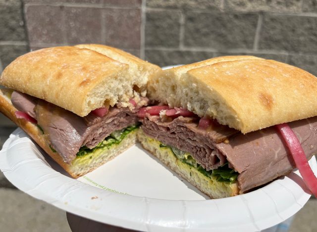 Roastbeef-Sandwich bei Costco