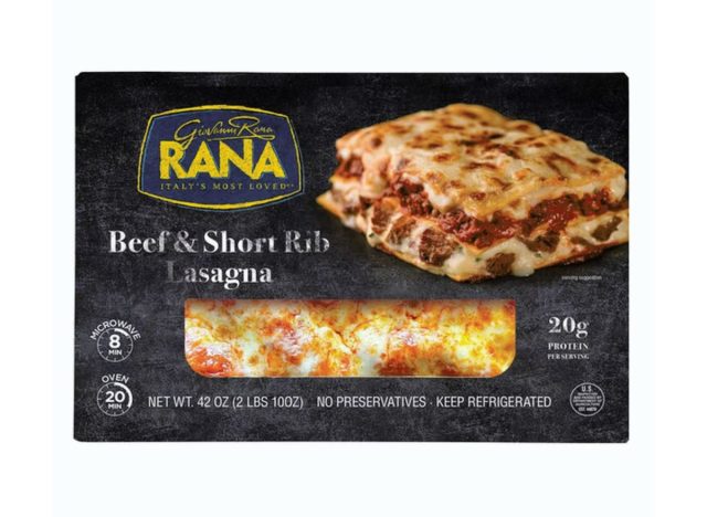Lasagne mit Rana-Rindfleisch und kurzen Rippen