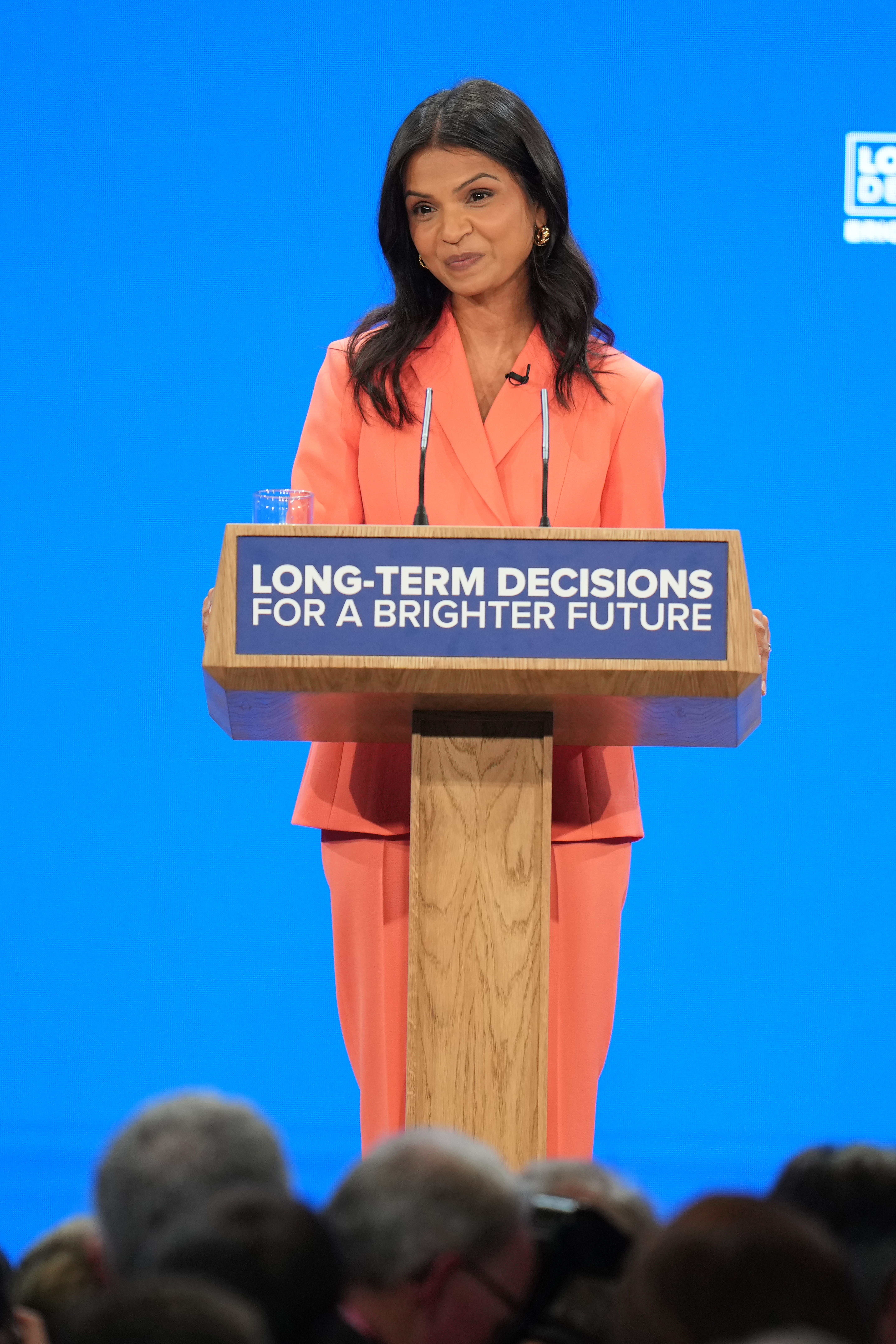 Die Partnerin des Premierministers würdigte ihren Ehemann, als sie auf der Tory-Konferenz eine Rede hielt