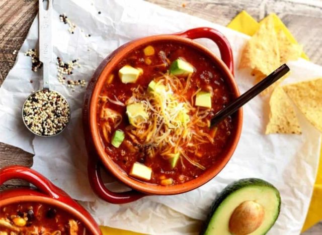 Huhn Enchilada-Suppe