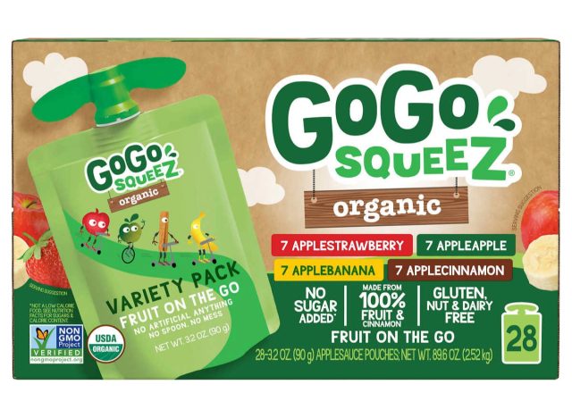 Gogo Squeez Bio-Apfelmus-Sortenpackung
