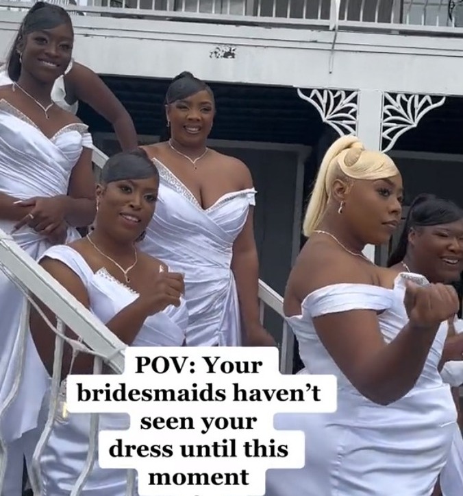 Das Brautkleid war für die Brautpartei noch schockierender