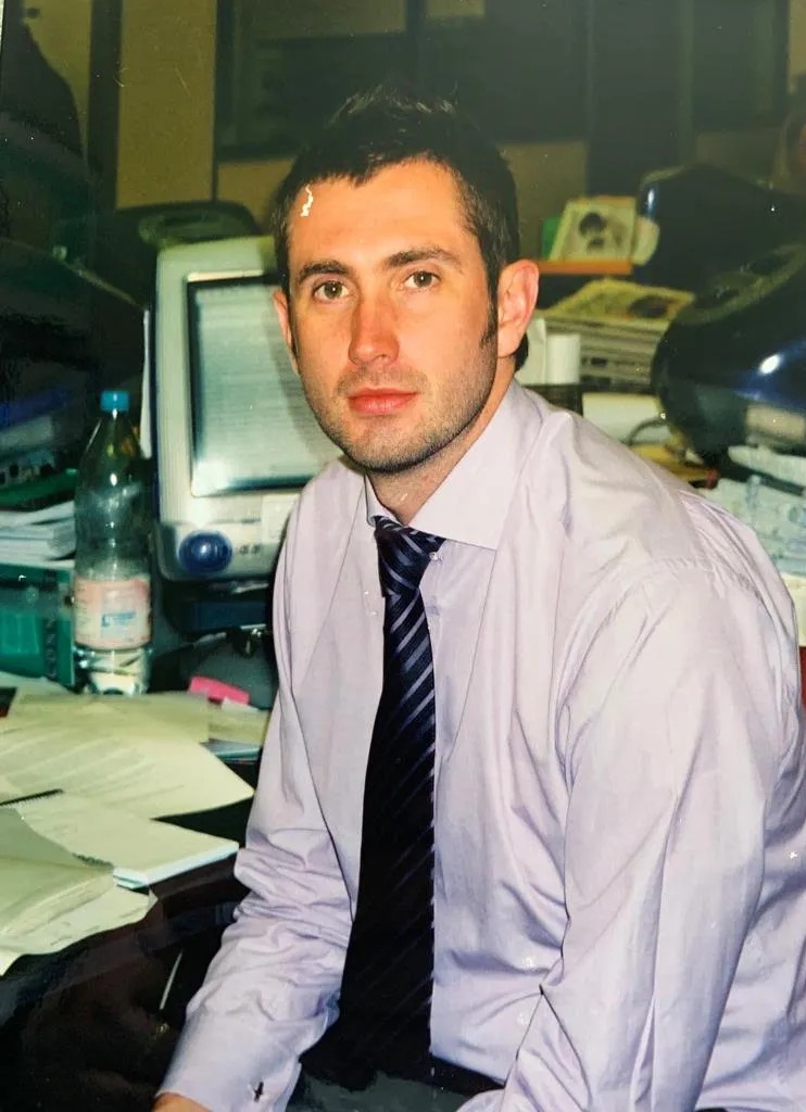 Sun-Mann Rod McPhee als junger Reporter bei der Yorkshire Post, 2003