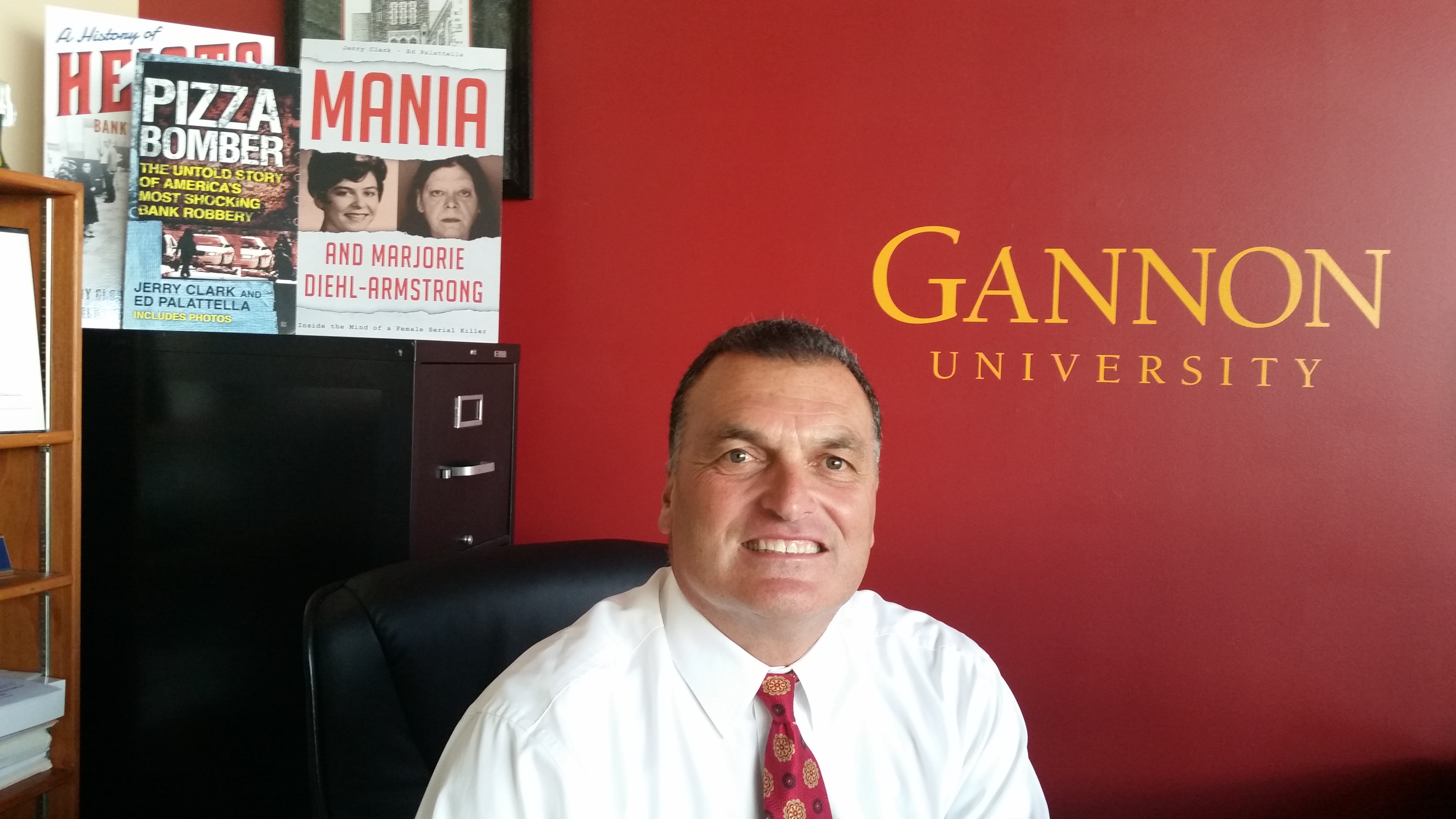 Now retired from law enforcement, Clark teaches at Gannon University in Erie, PA