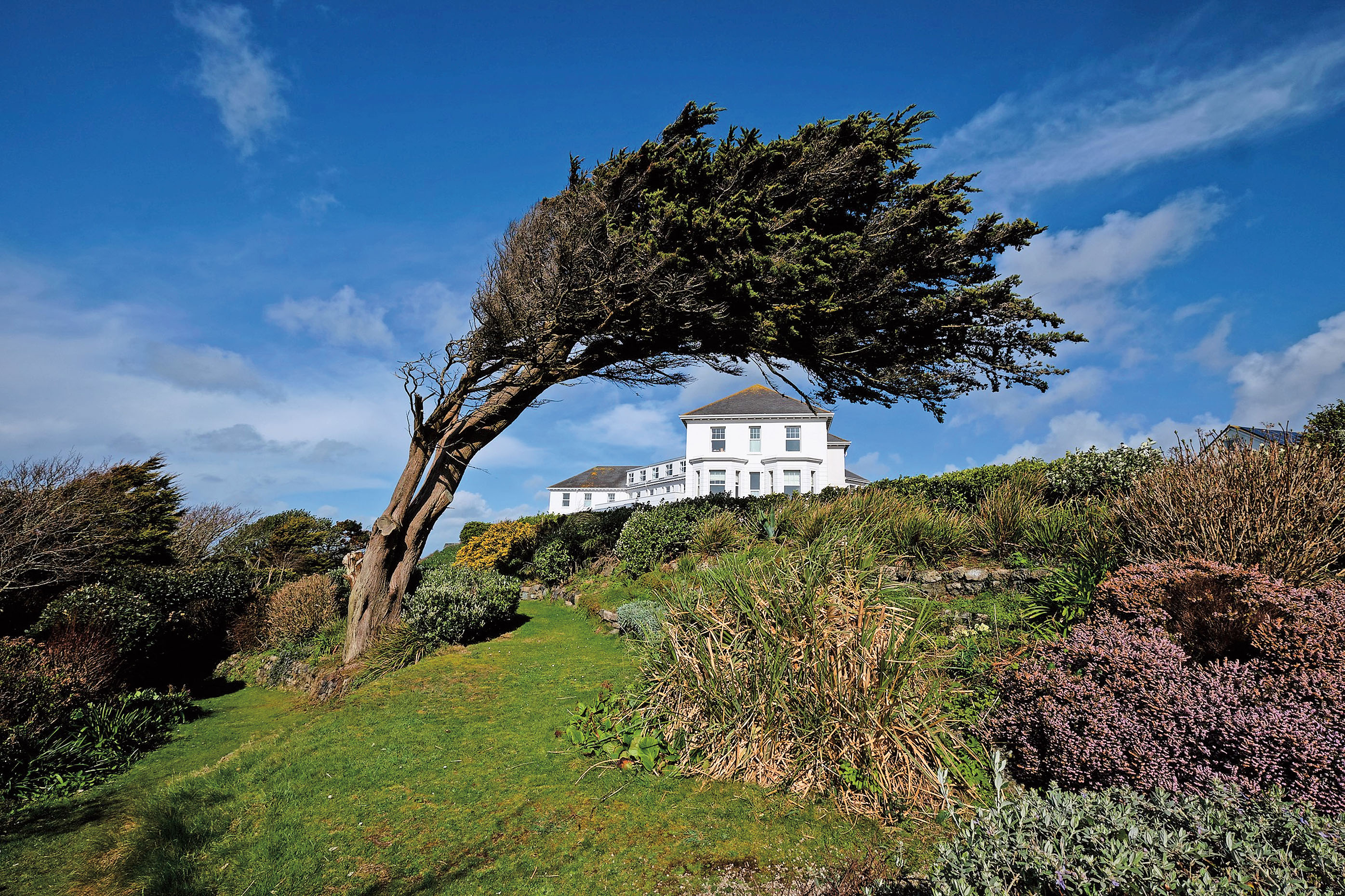 Das Polurrian Hotel in Cornwall liegt auf den Klippen und bietet jede Menge Meerblick