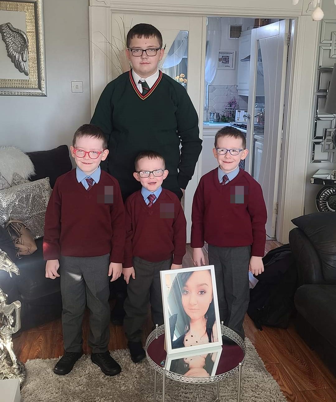 Shannon left behind husband Don, 36, and their devastated sons Tiernan, 14, twins Dylan and Darragh, seven, and Noah, five