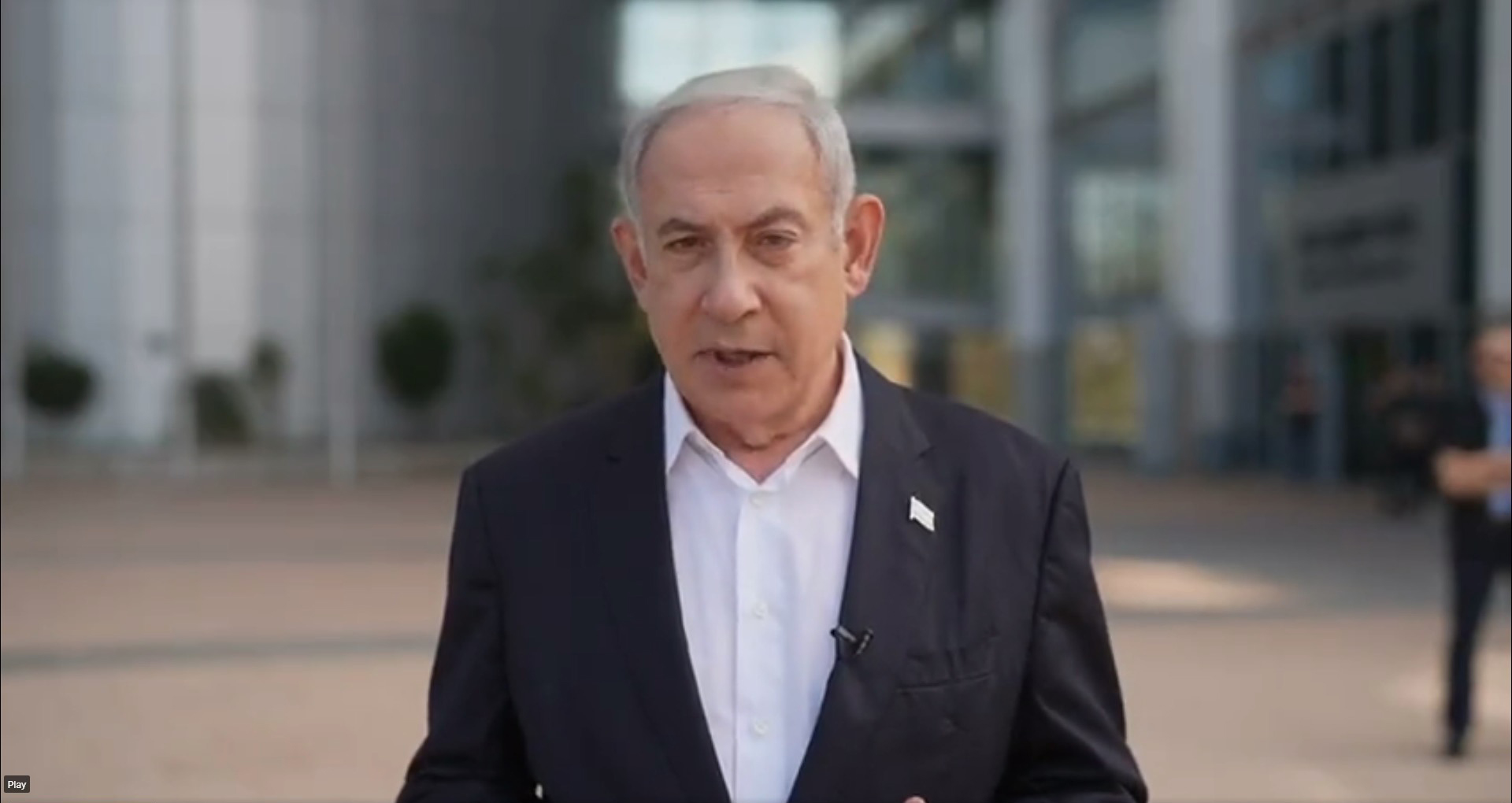 Israeli Prime Minister Benjamin Netanyahu issued a chilling warning to Hamas and swore his country would win