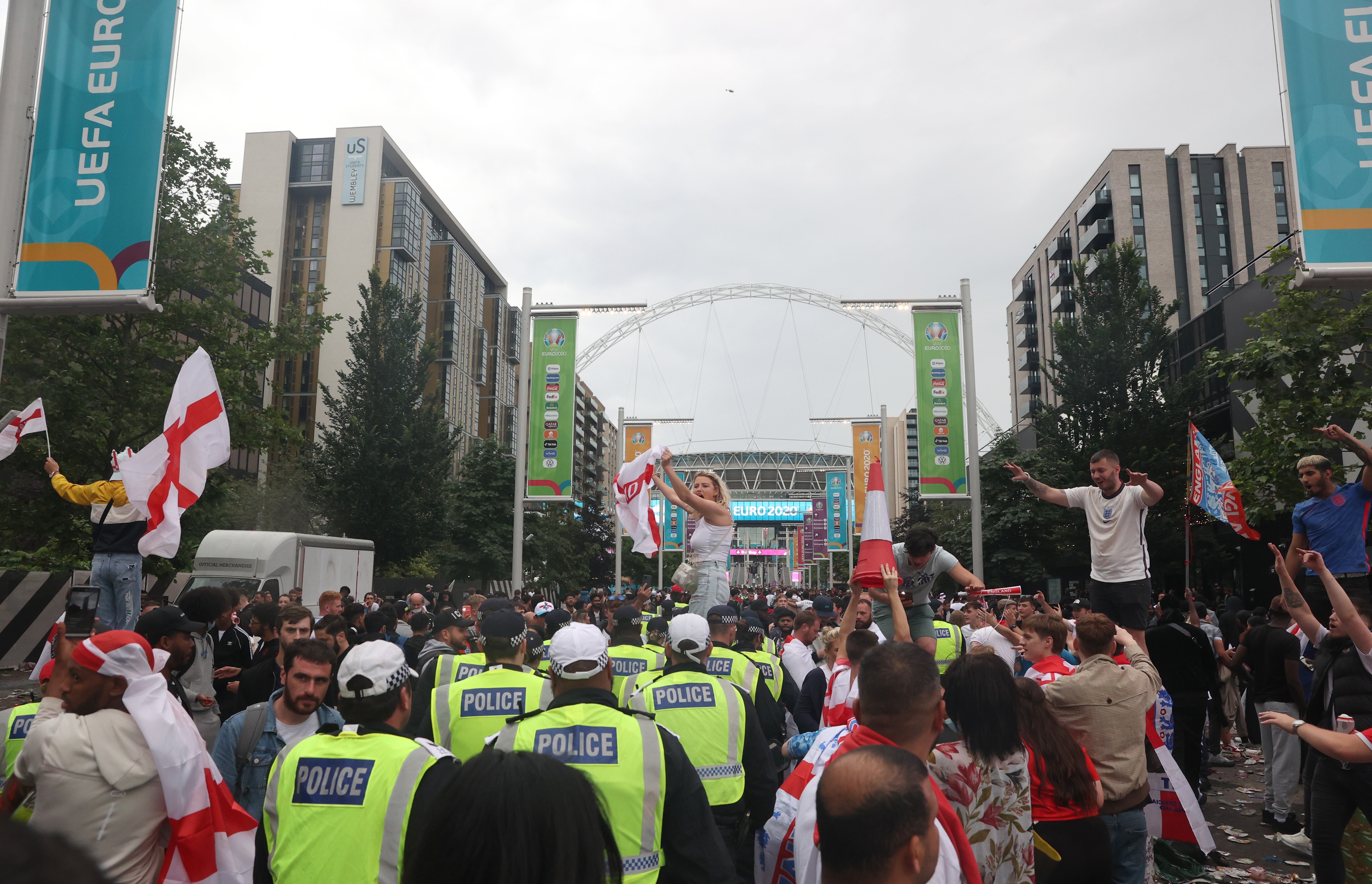 Ein Sprecher des Wembley-Stadions sagte: „Wir haben erhebliche Investitionen getätigt, um die Sicherheit zu verbessern.“