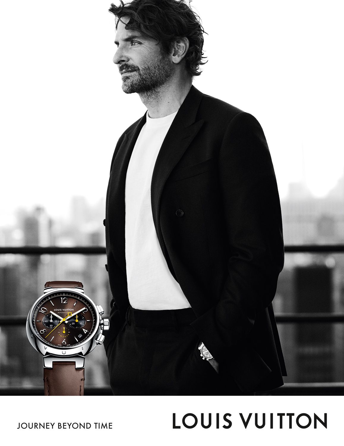 Inzwischen wurde Bradley der erste Uhrenbotschafter von Louis Vuitton