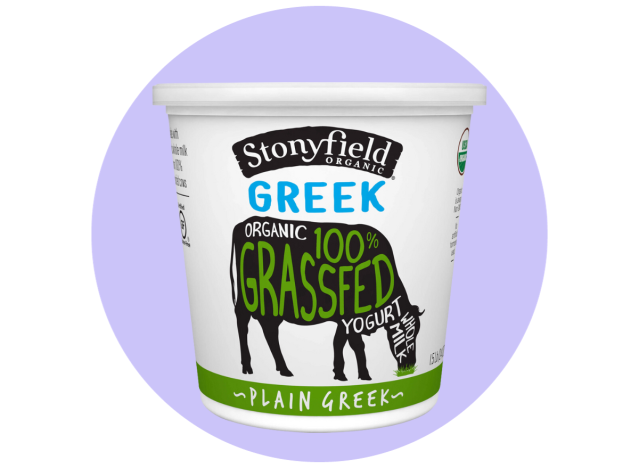 Stonyfield Bio-Joghurt aus 100 % grasgefütterter griechischer Vollmilch, natur