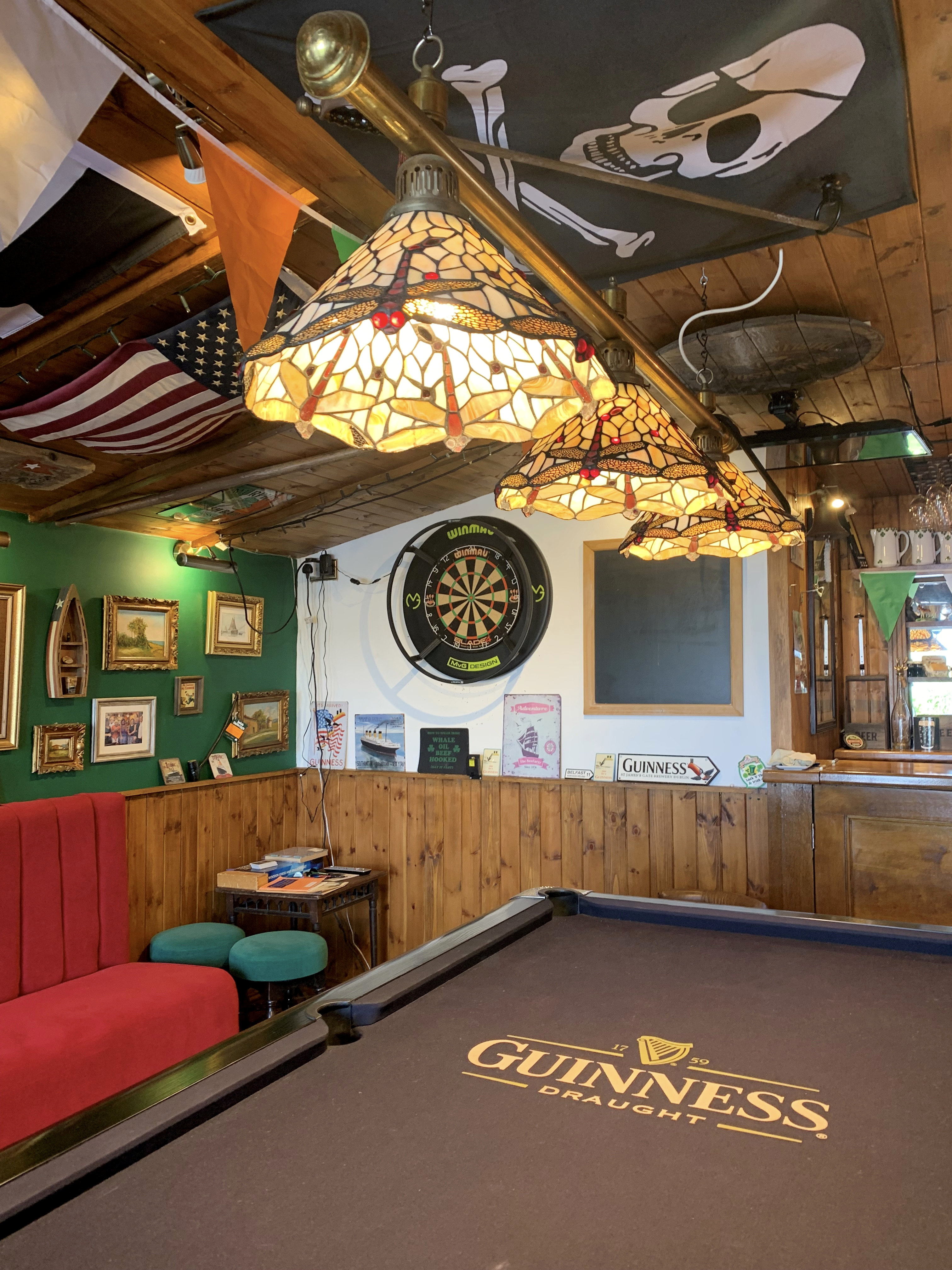 Im Irish Pirate gibt es Darts, Snooker, Bier und mehr