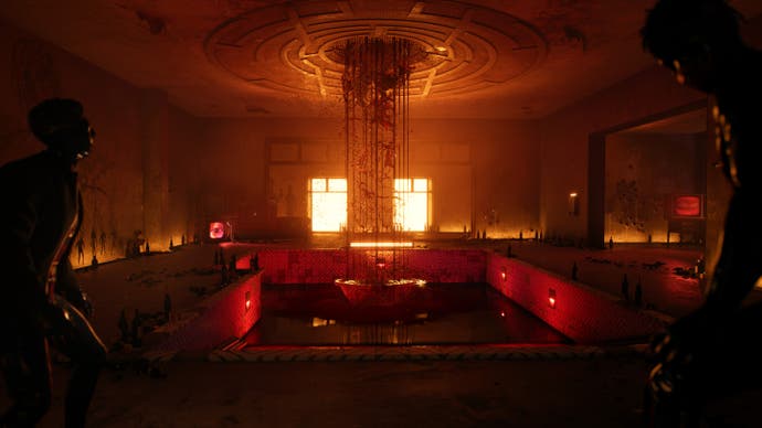 Promo-Aufnahme für die Dead Island 2-Erweiterung Haus, die stimmungsvolle Beleuchtung im neuen Setting zeigt