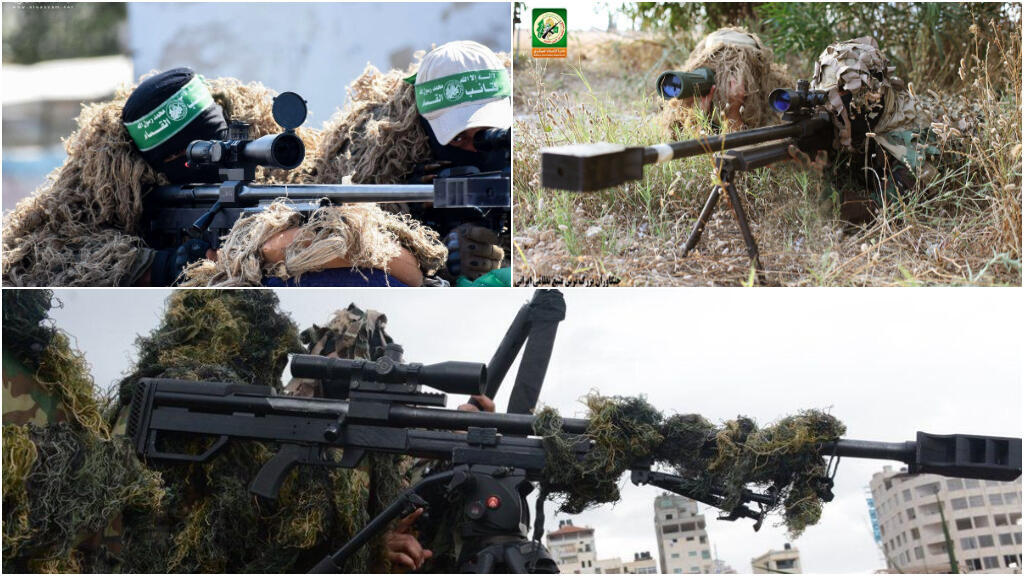 Hamas insurgents were seen with Iranian anti-materiel Sayyad rifles in military parades in January 2019 and 2020.