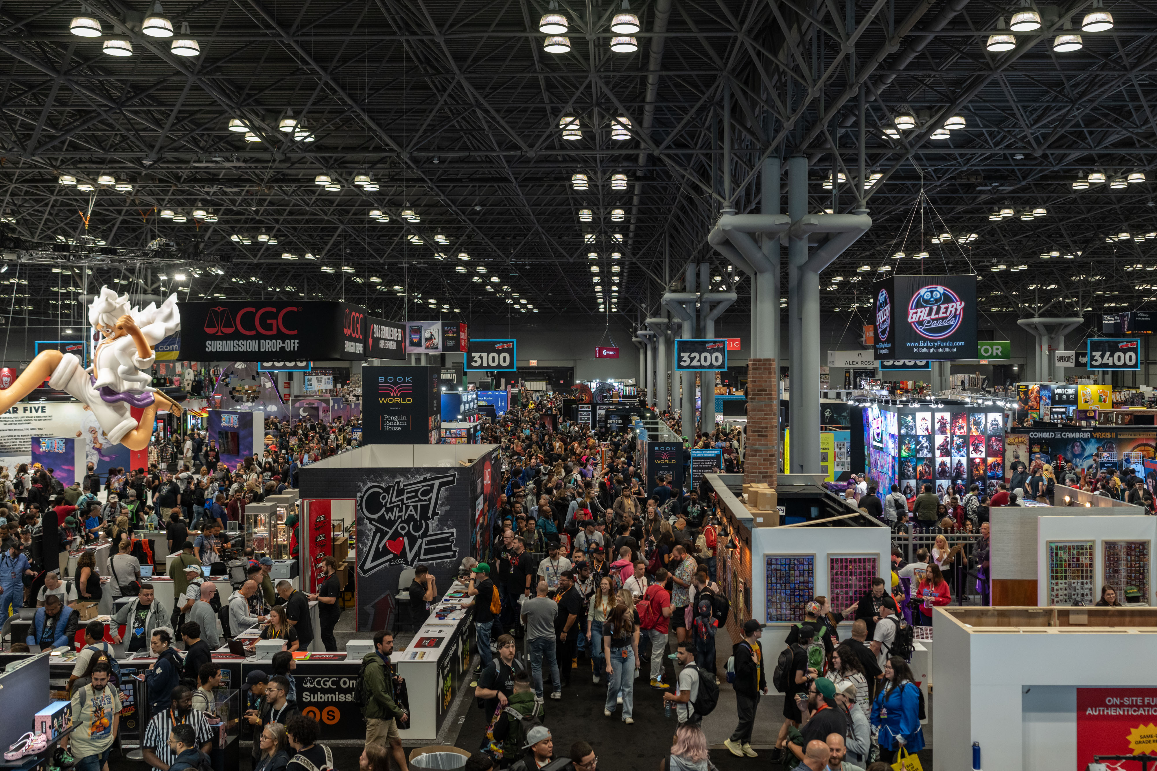 Die New York Comic Con findet im Jacob K. Javits Center in New York City statt