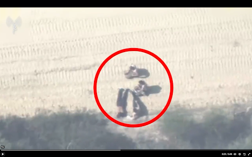 Screenshot des IDF-Videos bei 0'23.