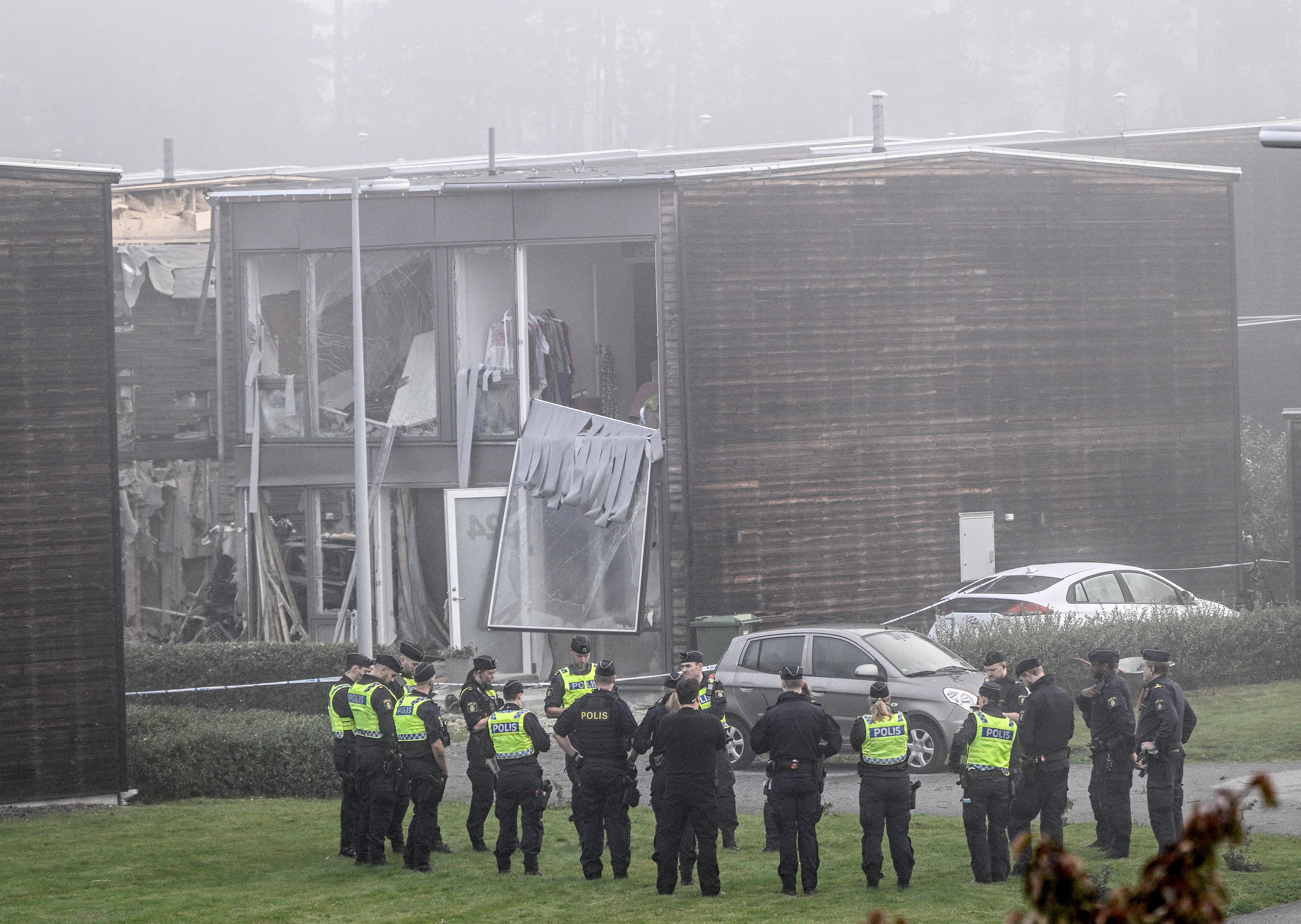 Am 25. September erschütterten zwei Explosionen Wohngebäude in Mittelschweden und ließen sie in Stücke reißen