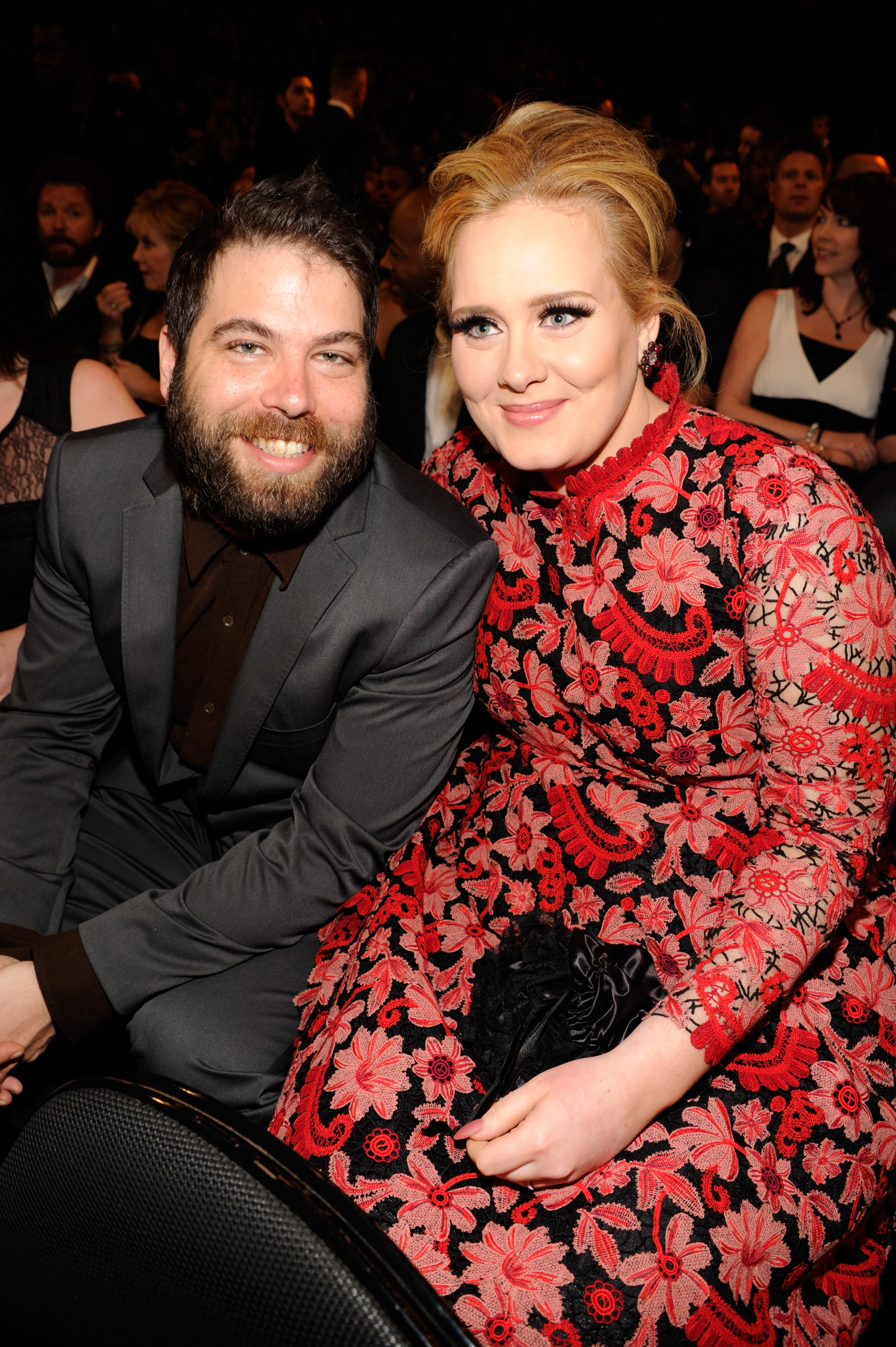 Adele mit ihrem Ex-Mann Simon Konecki, mit dem sie ihren Sohn teilt