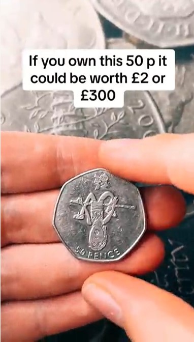 Diese besondere 50-Pence-Münze könnte 300 £ wert sein