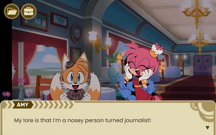 Amy, die Journalistin in „Der Mord an Sonic the Hedgehog“.