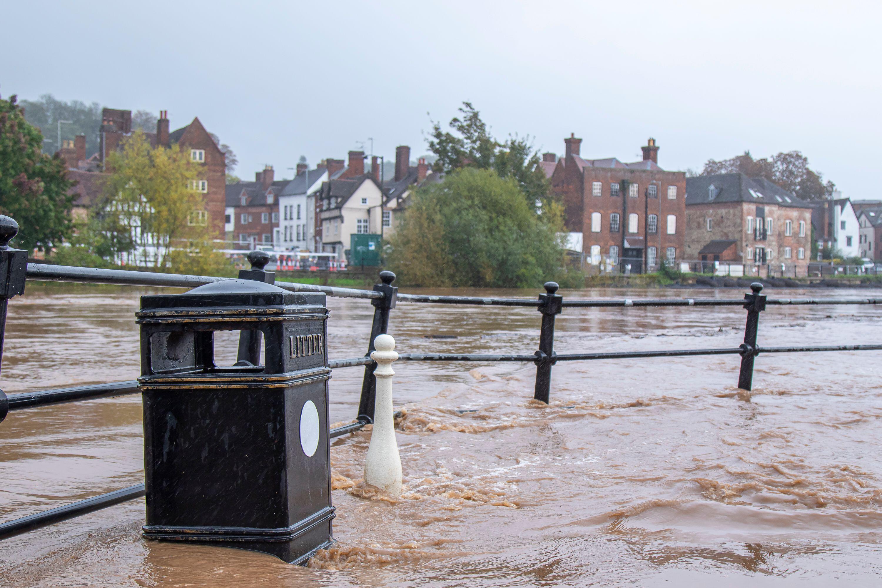 Storm Babet causing severe flooding across the Midlands