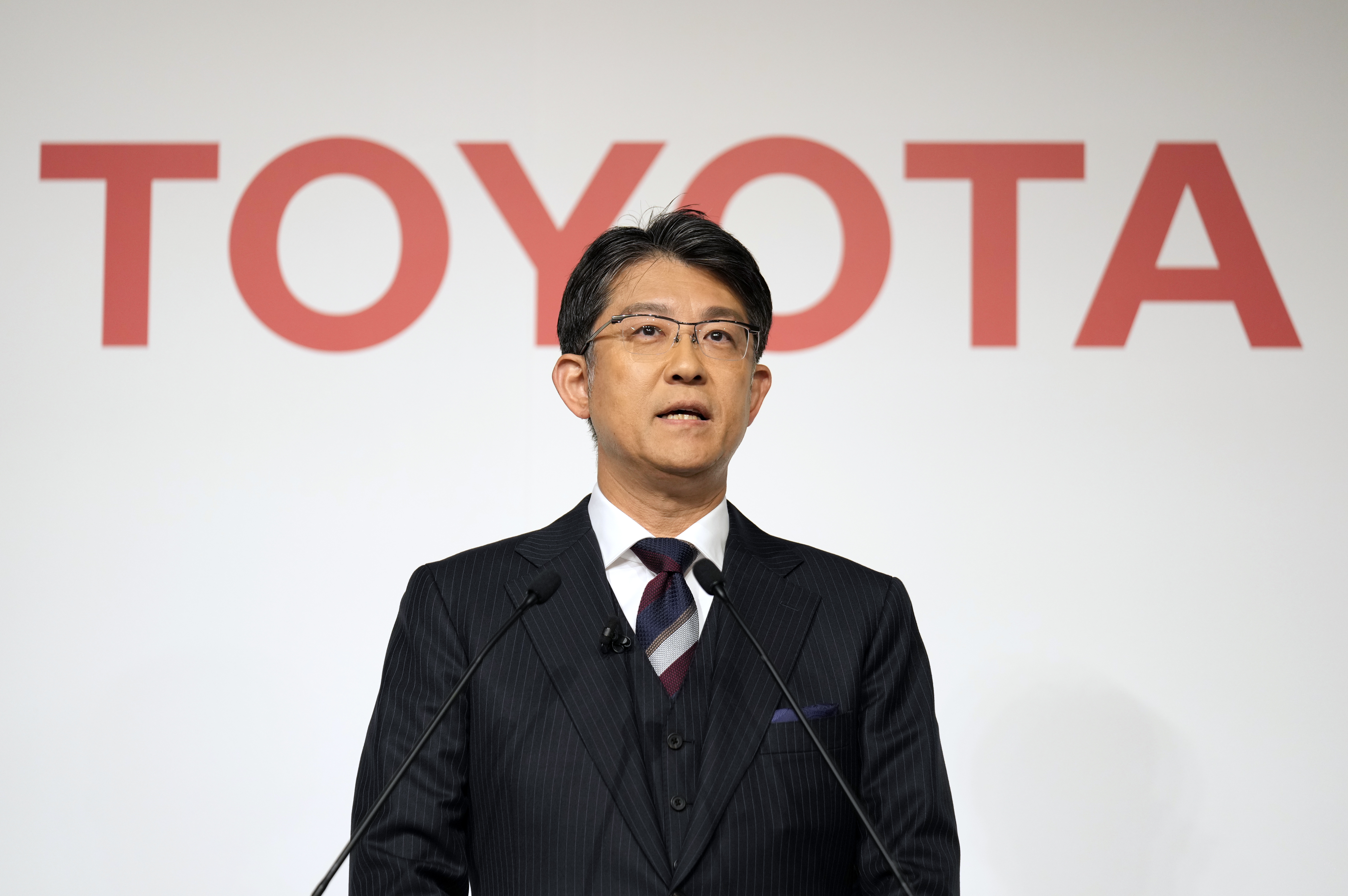 Koji Sato, CEO von Toyota Motor, sagt, dass sie an der „Zukunft“ arbeiten.