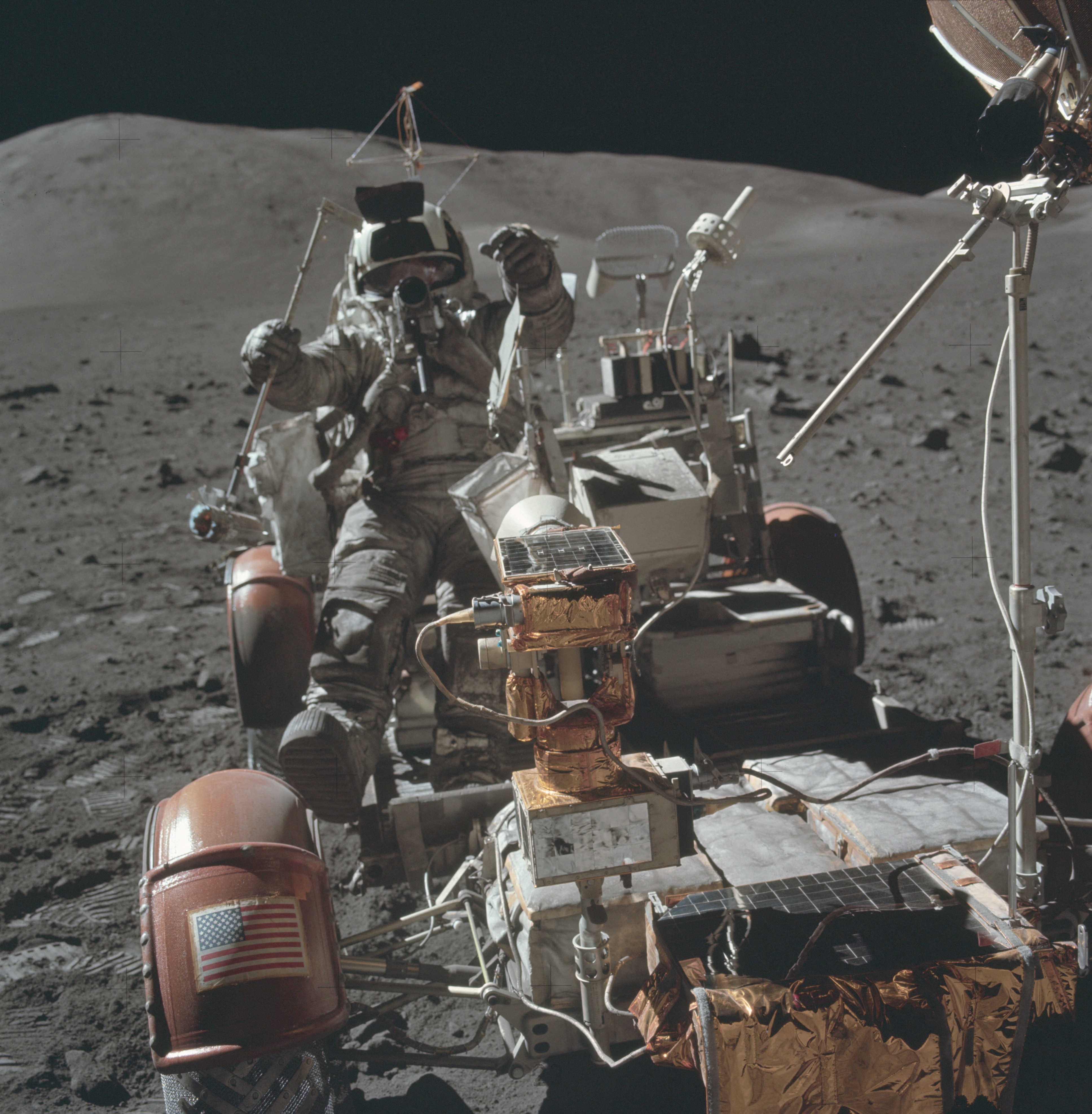 Forscher haben nun das Alter der Mondstaubproben der Apollo-17-Mission bestimmt