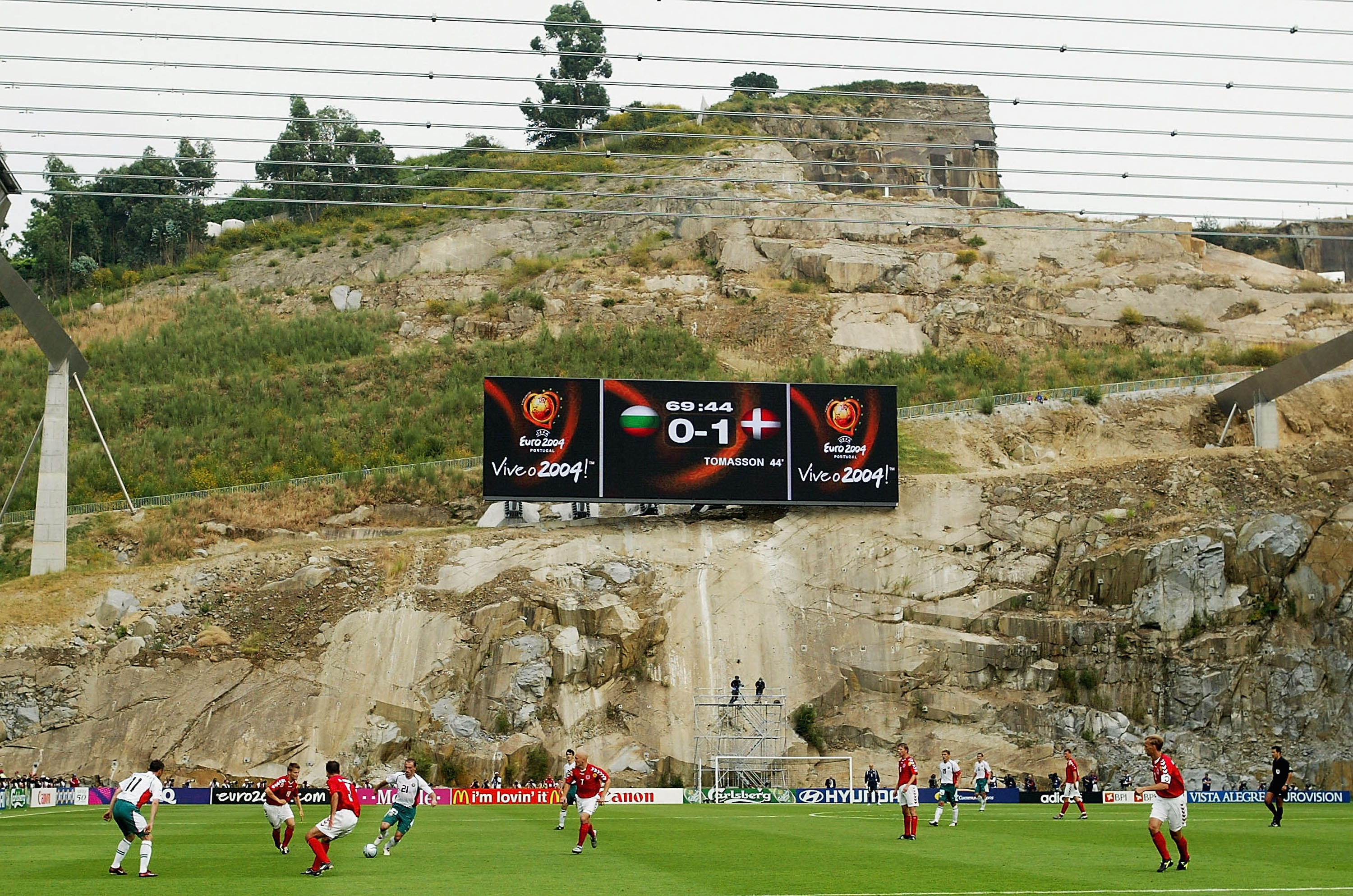 Auf dem Gelände von Braga fanden zwei Spiele der Euro 2004 statt
