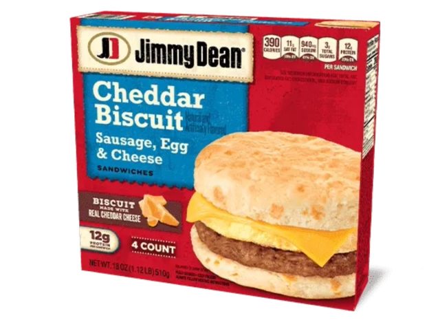 Jimmy Dean Cheddar-Keks-Sandwich