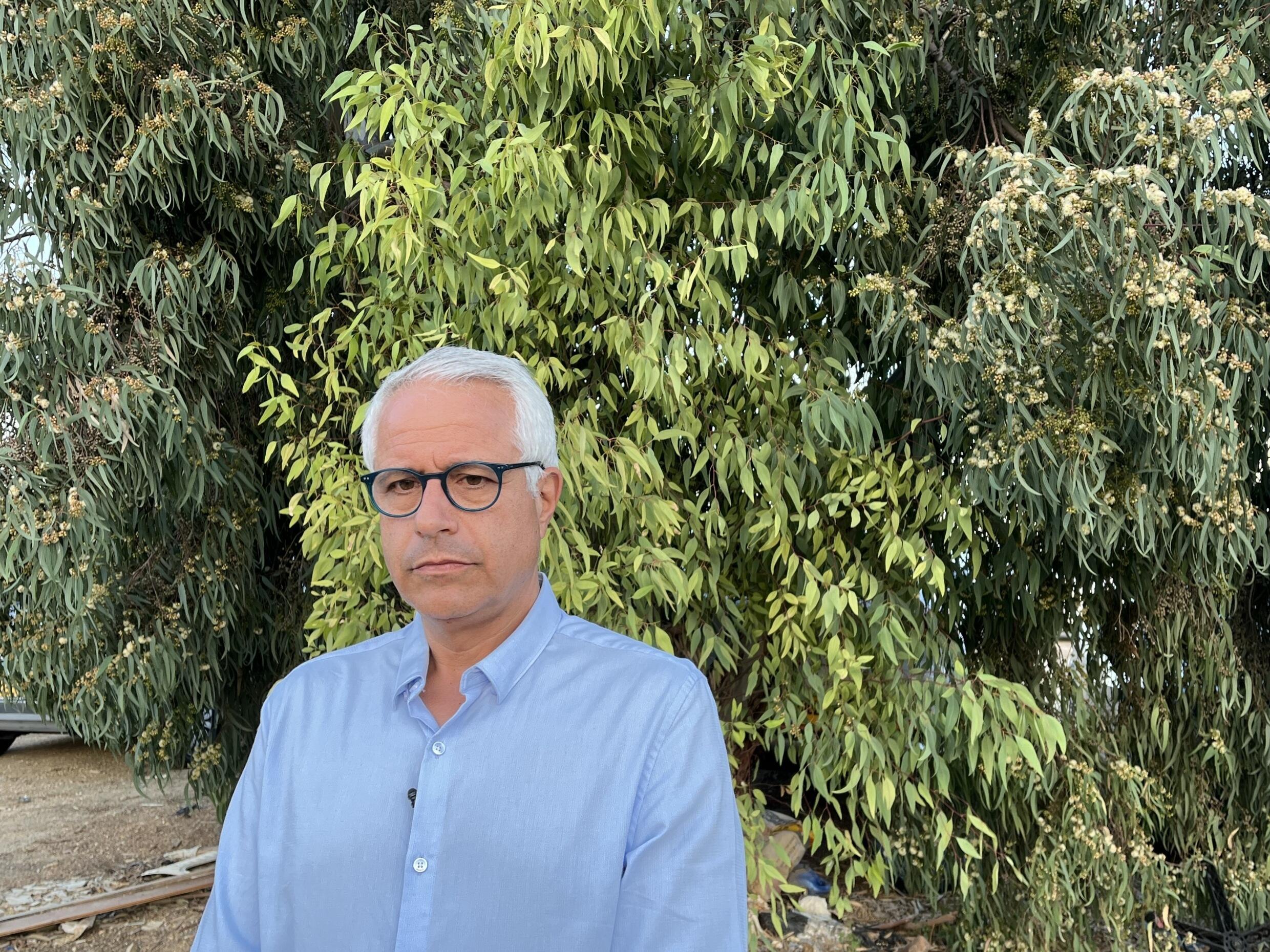 Oren Helman pictured in Tel Aviv on October 19, 2023.