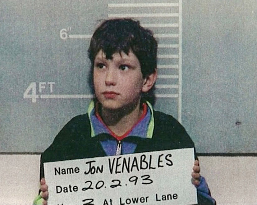 Jon Venables war zehn Jahre alt, als er wegen der Folter und Ermordung des zweijährigen James Bulger verhaftet wurde