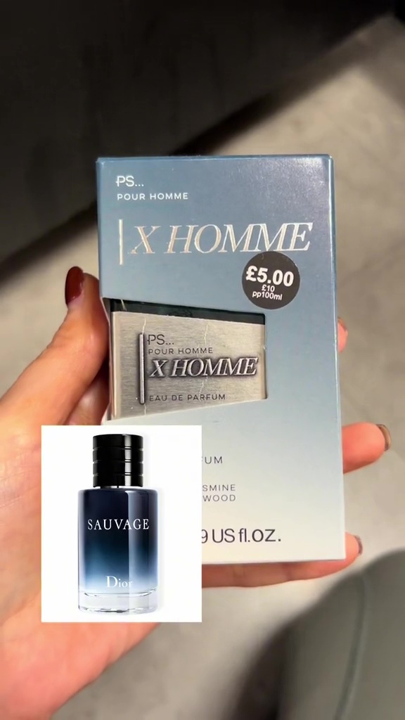 „X Homme“ von Primark ist eine überzeugende Kopie des viel teureren „Dior Sauvage“
