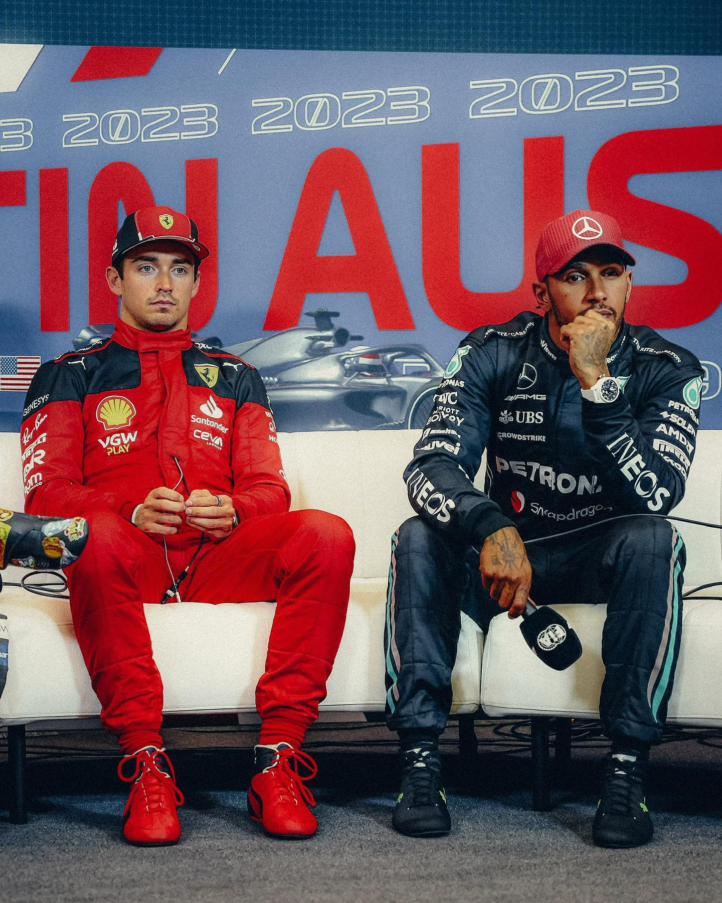 Lewis Hamilton und Charles Leclerc wurden beide wegen illegaler Floors disqualifiziert
