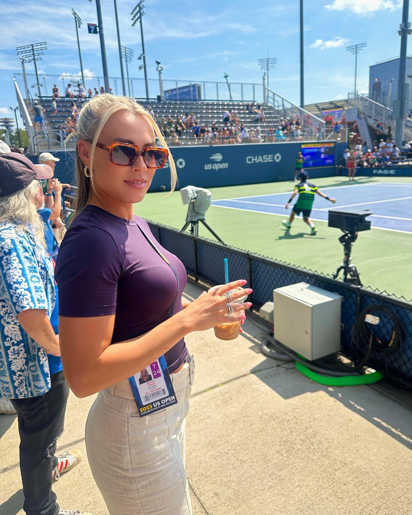Emma war in New York, um über die US Open zu berichten
