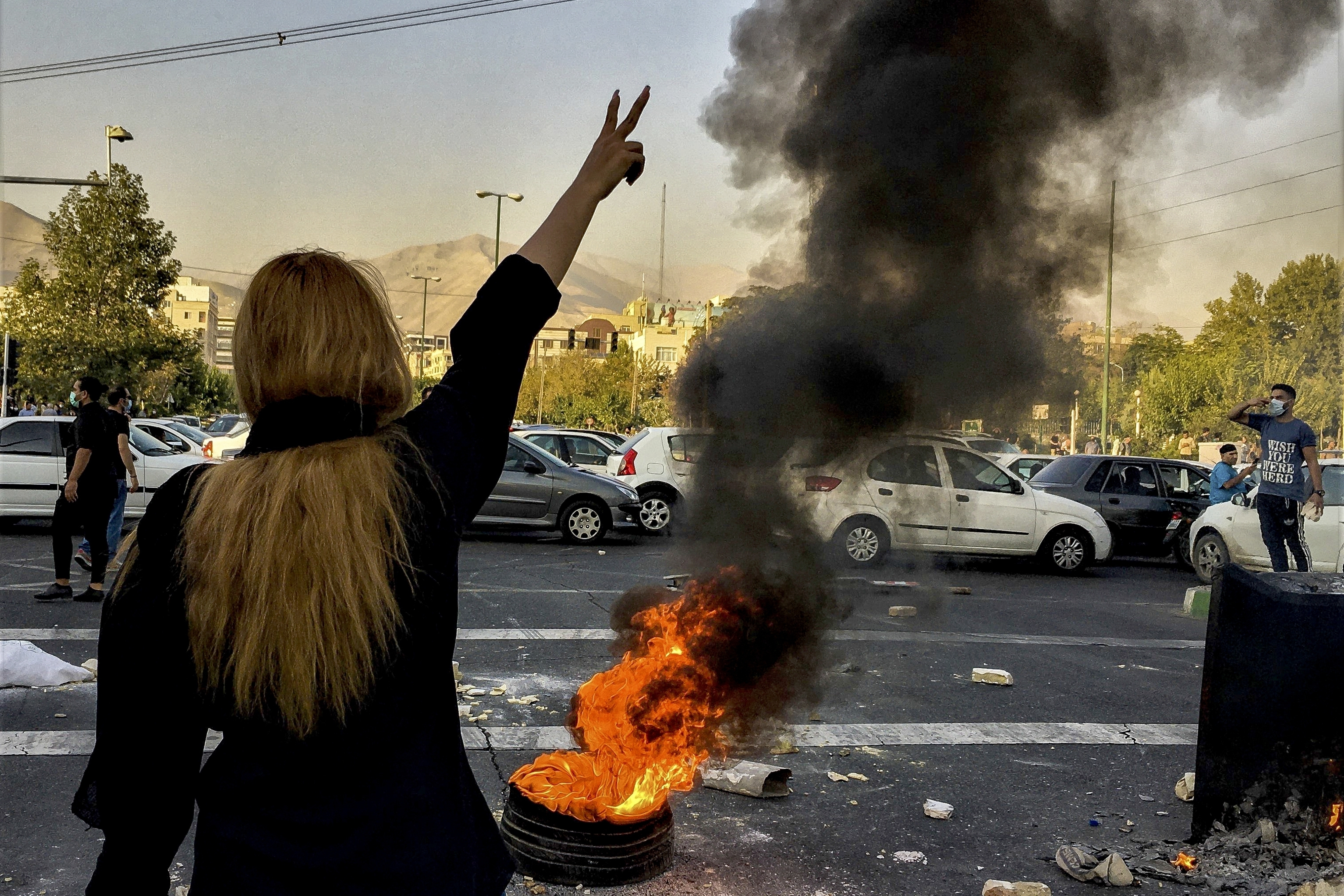 Hunderte Frauen wurden im vergangenen Jahr inhaftiert, nachdem sie gegen das Regime protestiert hatten