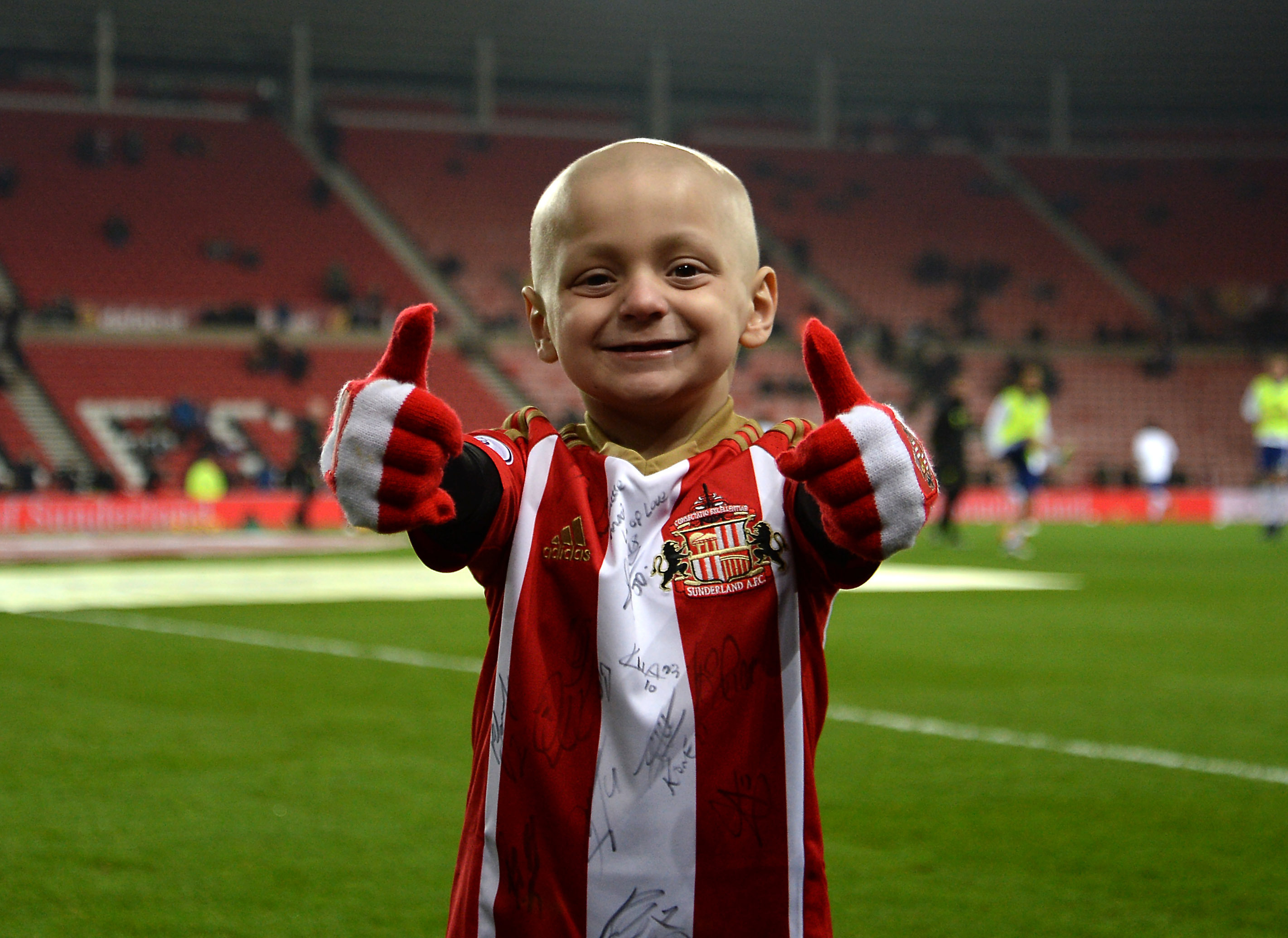 Sunderland-Superfan Bradley starb 2017 im Alter von sechs Jahren