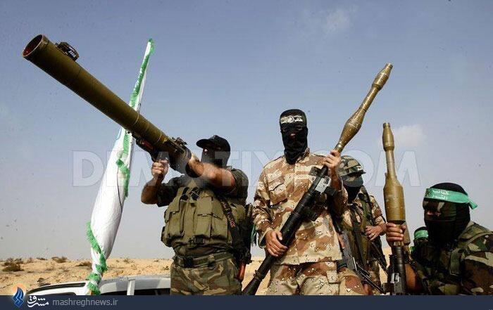 Photo published by the IRGC-linked Iranian news site Mashregh in August 2014 showing Hamas fighters.