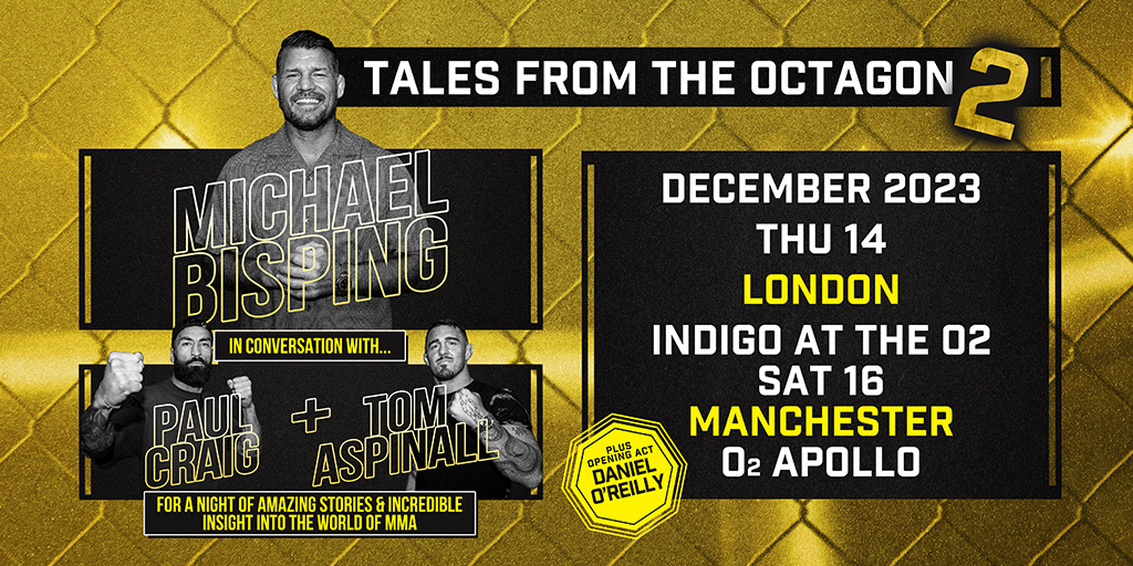 Michael Bisping wird im Dezember zurück sein und den Fans Geschichten aus seiner Karriere erzählen