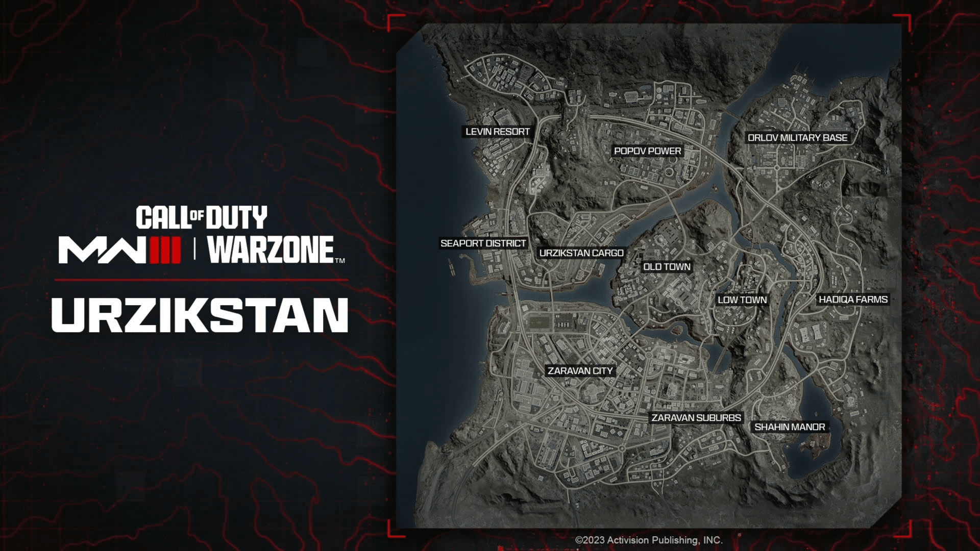 Modern Warfare 3 Warzone-Karte
