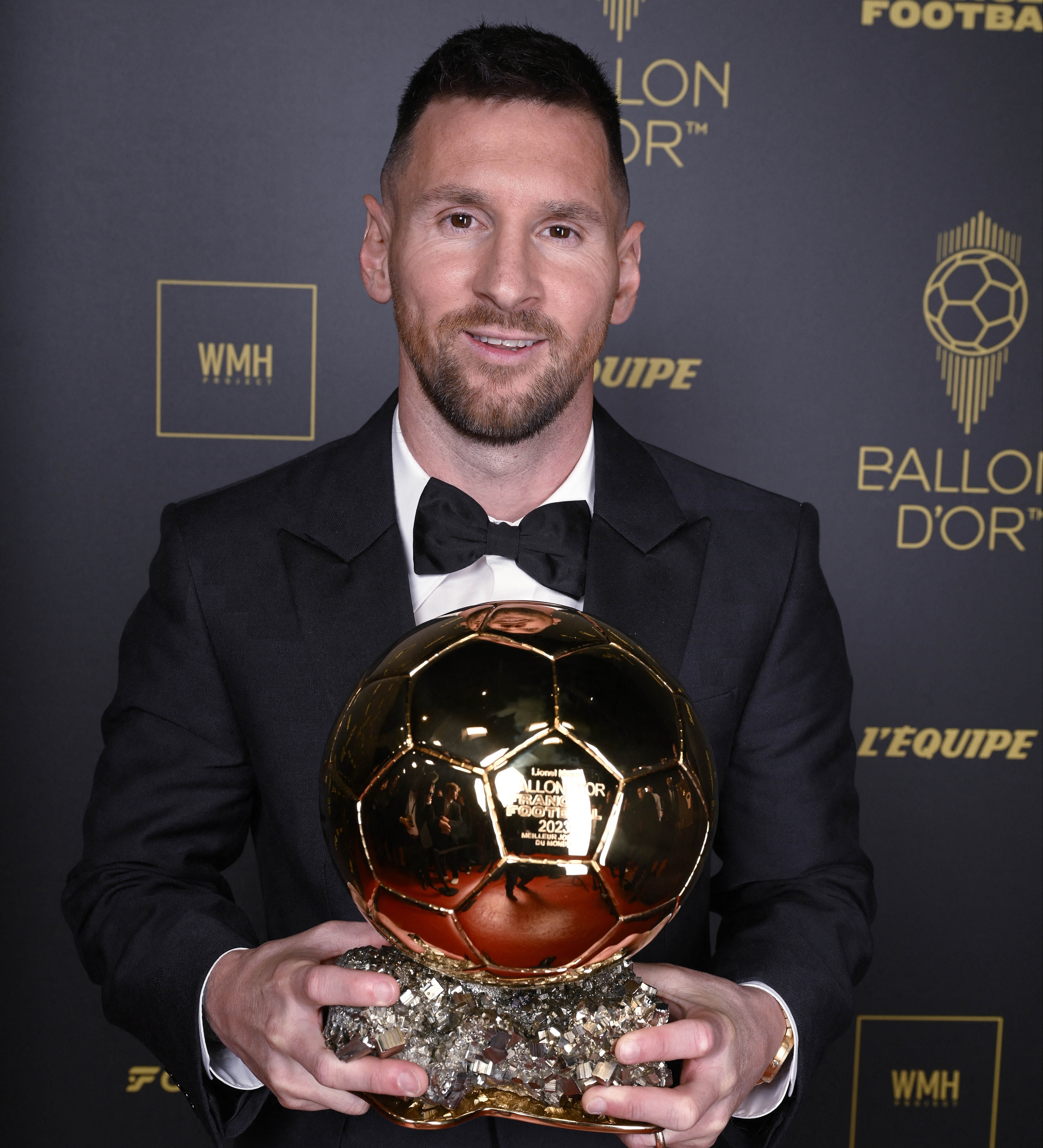 Messi hat am Montag seinen achten Ballon d'Or gewonnen