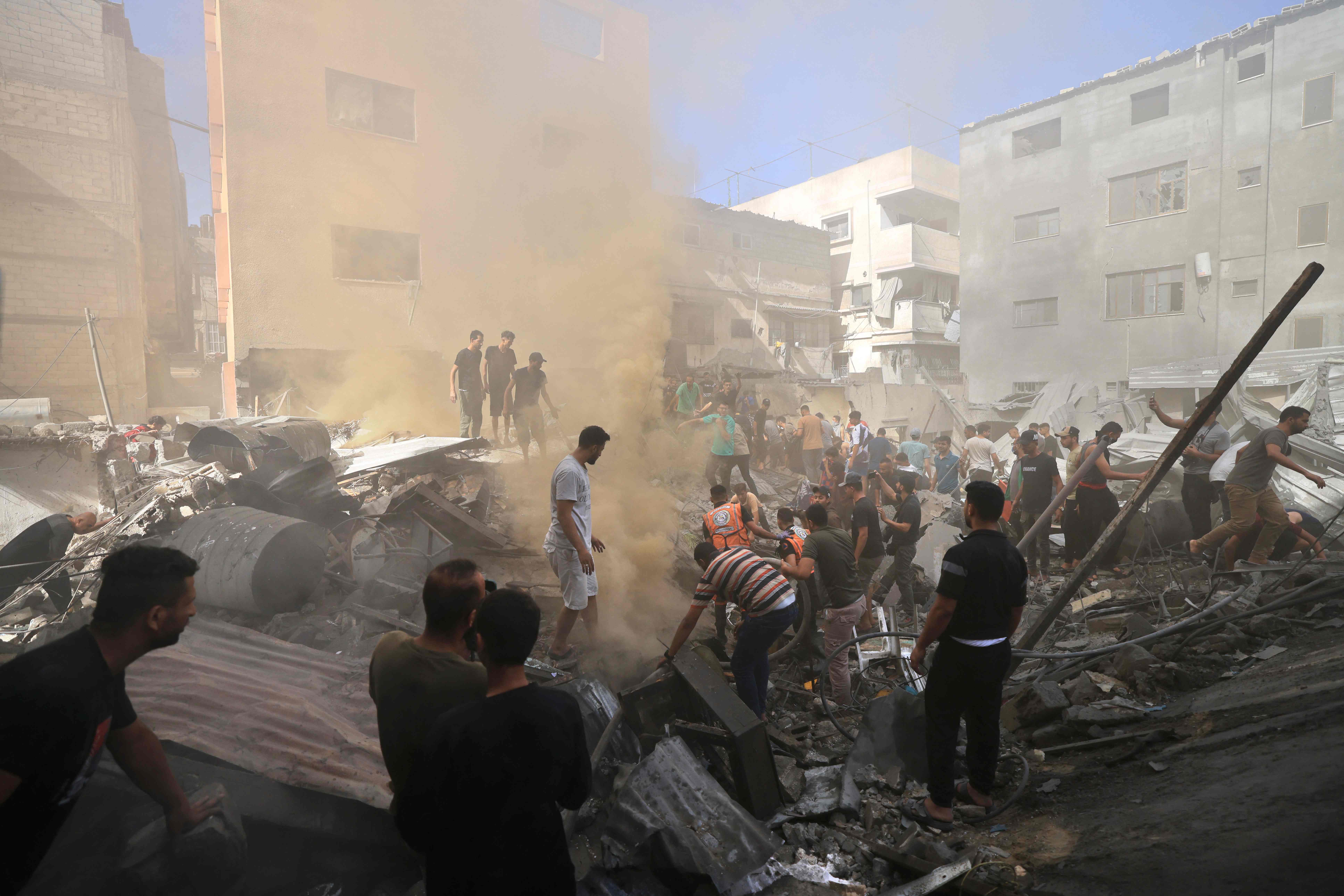 Durch Angriffe wurde die Stadt in Schutt und Asche gelegt, was nach Ansicht einiger Experten von der Hamas genutzt werden könnte, um IDF-Truppen anzugreifen