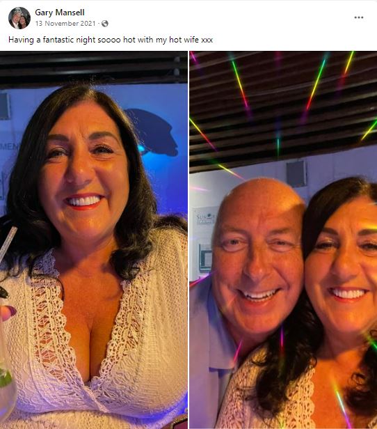 Mansell freute sich während seines Urlaubs in Hurghada über seine „heiße Frau“ Diane