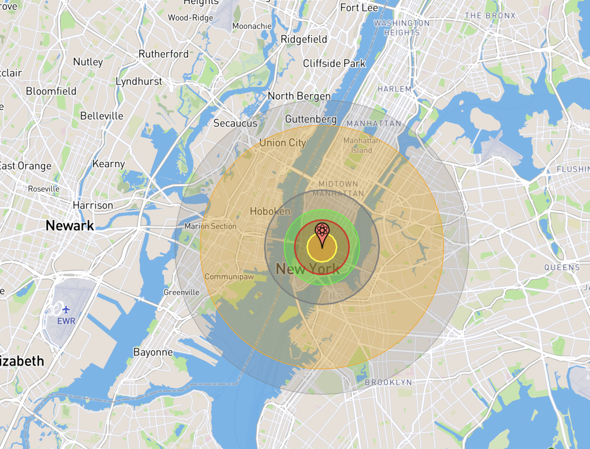 B61-11 Atombombenexplosion New York City