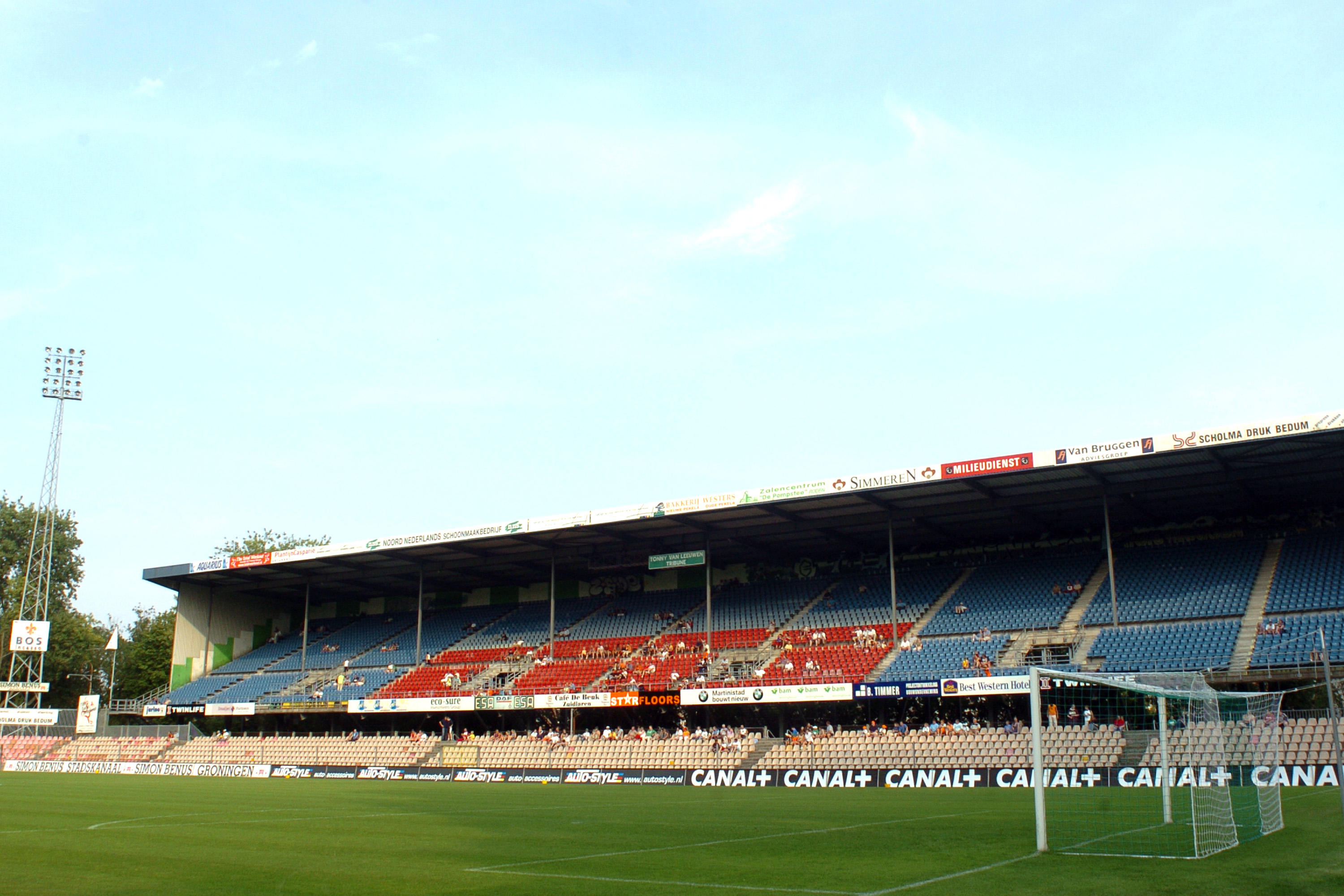 Der FC Groningen spielte sein letztes Spiel am 22. Dezember 2005 im Oosterpark