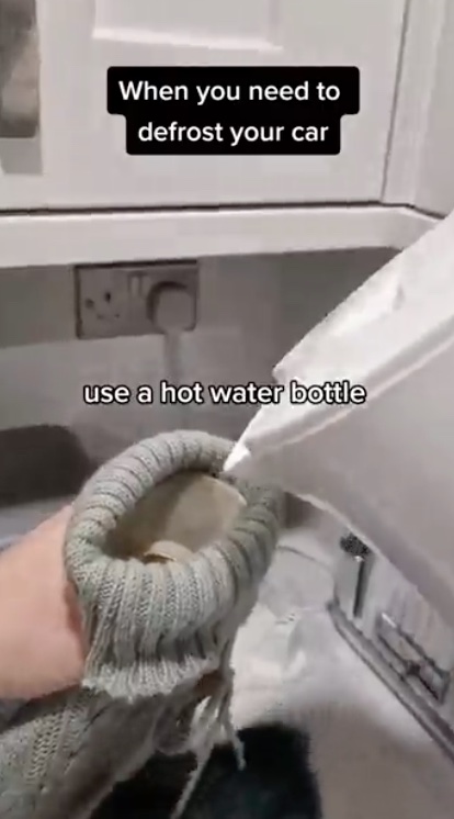 Gießen Sie einfach etwas heißes Wasser hinein