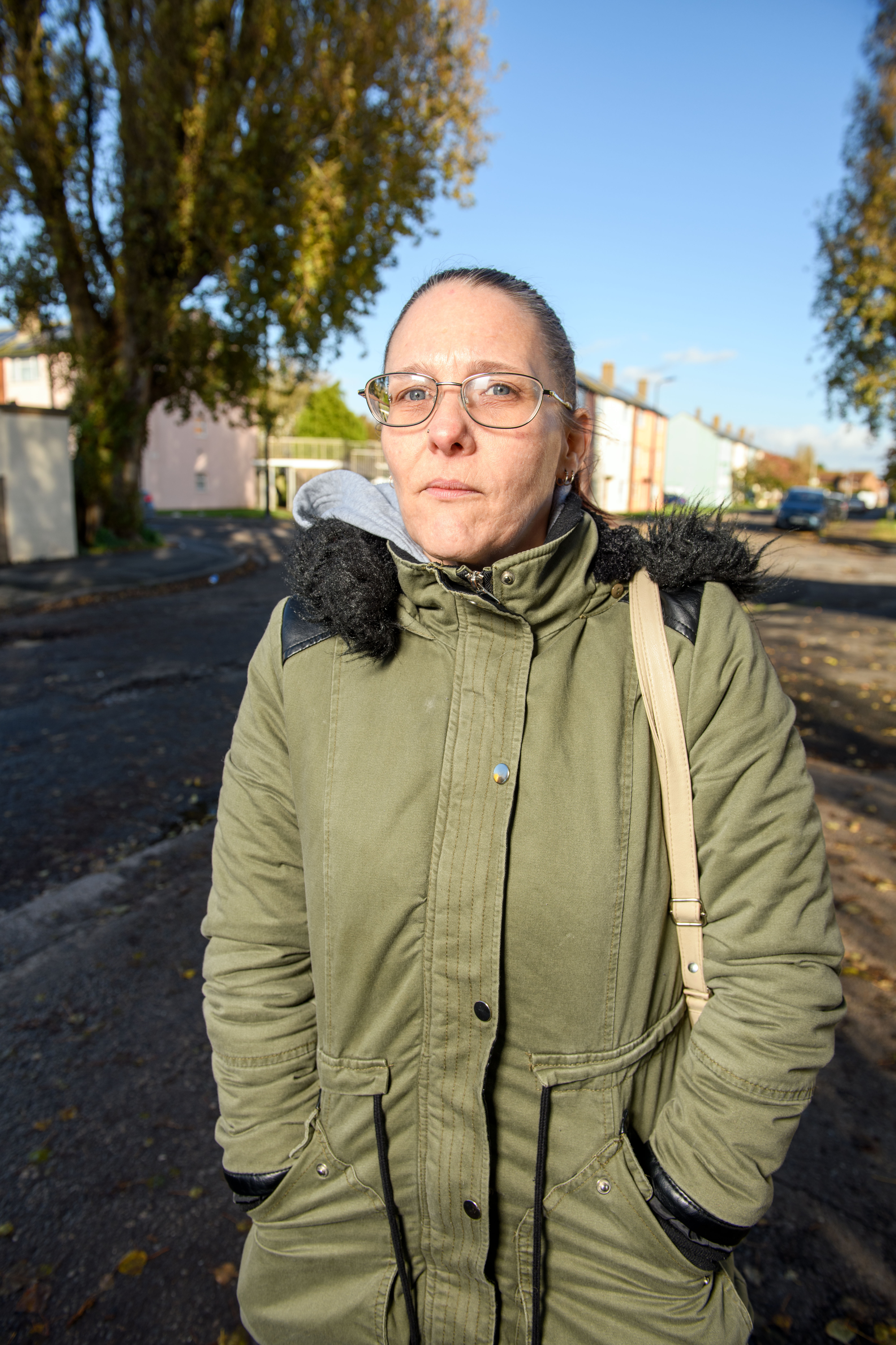 Einwohnerin Tina Cooke sagt, das Anwesen habe sich verbessert, aber die Stadt sei gefährlich
