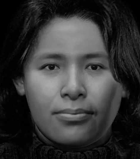 Gesichtsrekonstruktion der tot in einer Mülltonne in Amsterdam aufgefundenen Frau