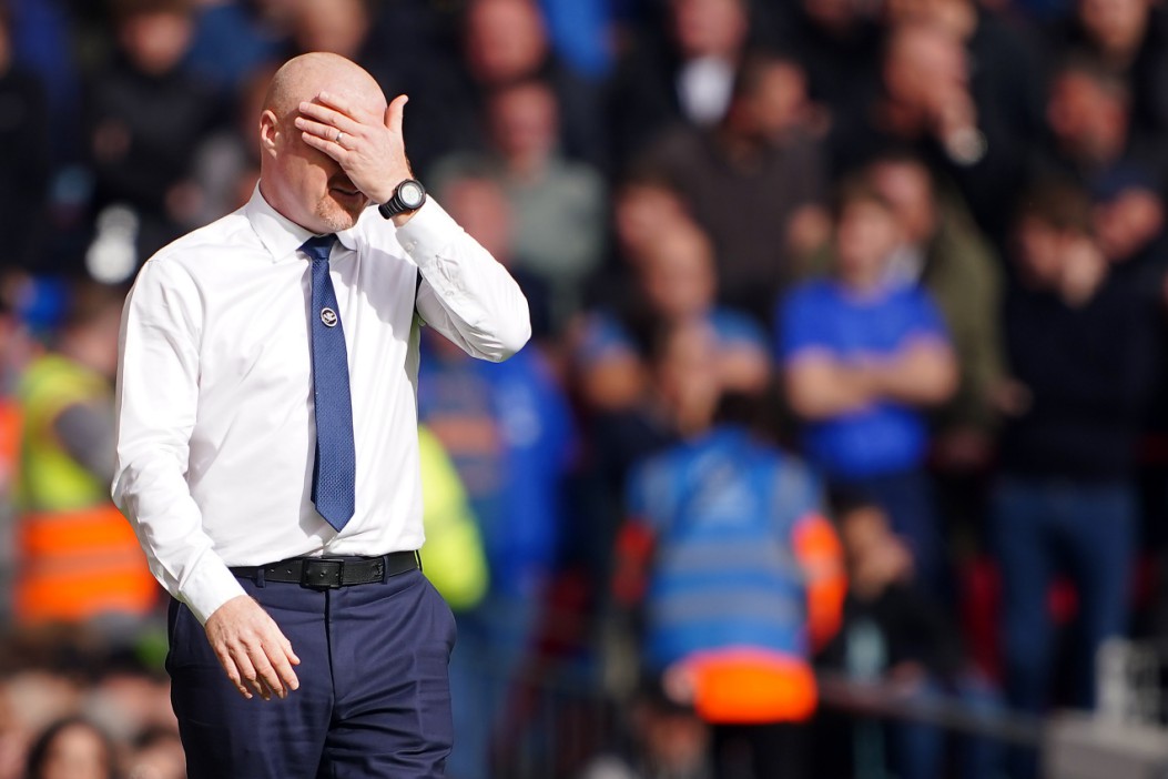 Everton-Trainer Sean Dyche muss sich nun einem Abstiegskampf stellen